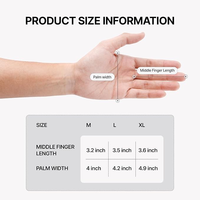 USE FUN Kitchen Rubber Gloves – 100% Natural Latex, Durable Non-Slip Waterproof Dishwashing Gloves, M/L/XL