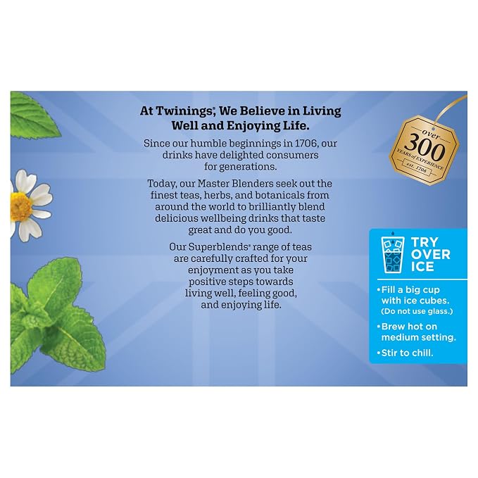 Twinings Sleep Herbal Tea 72 K-Cup Pods for Keurig, 12 Count (Pack of 6), Formerly Nightly Calm, Camomile, Spearmint, & Lemongrass, Naturally Caffeine-Free, Enjoy Hot or Iced