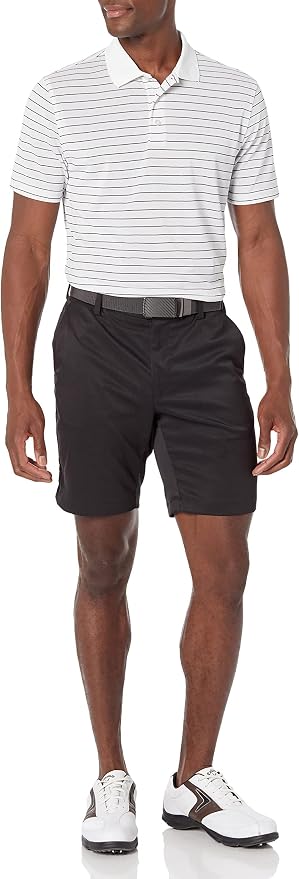 Amazon Essentials Men's Moisture Wicking Golf Polo Shirt, Short Sleeve, Slim-Fit, Quick-Dry, Active Wear