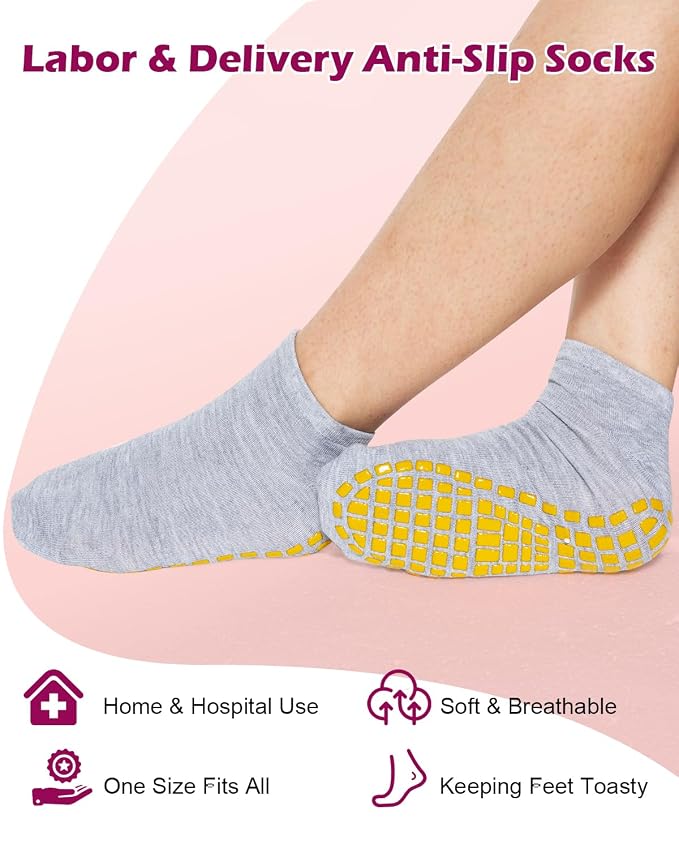 Postpartum Recovery Essentials Kit, Postpartum Kit for New Mom | Birth Comb, Peri Bottle, Disposable Underwears, Perineal Healing Foam, Instant Ice Pads, Cooling Pad Liners, Socks, Wash Bag