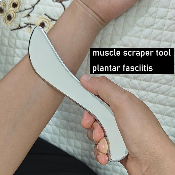 Rovulove 3 in 1 Professional Muscle Scraper Tool Set,IASTM Physical Therapy Massage Tools with Storage Case,Muscle Scraping Tool