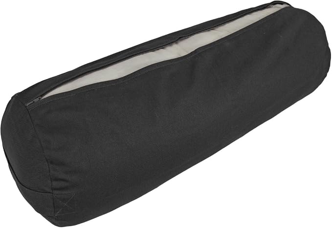 YogaAccessories Cover for Round Cotton Yoga Bolster