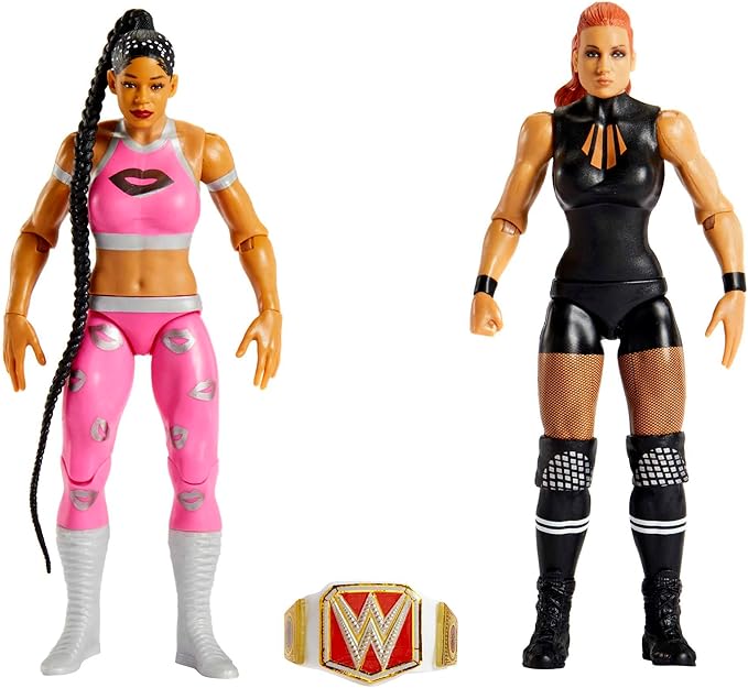 Mattel WWE Big E vs Bobby Lashley Championship Showdown Action Figure 2-Pack with Mattel WWE Championship, 6-inch