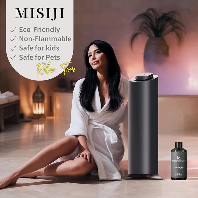 Hotel Collection Diffuser Oil- Purify Oxygen, 6.76 Fl Oz (200ml), Home Luxury Aroma & Hotel Fragrance Diffuser Oil- Essential Oils for Aromatherapy Bigger Bottle, Longer Lasting Aroma