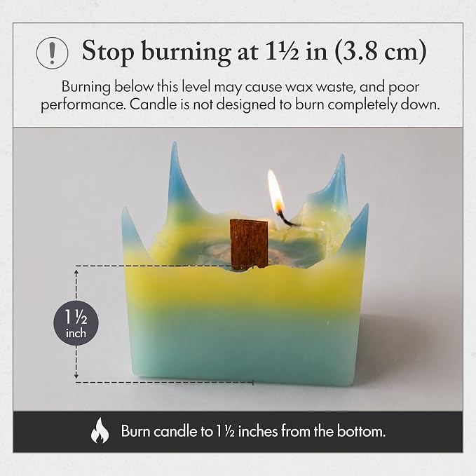 Spiral Candle - Unique Scented Soy Wax Candle with Spiral Burning Design, Handcrafted Gift Ready Decorative Candle for Home Decor, Gift & Cozy Room Ambiance (Honeydew Melon) - LUMINORA