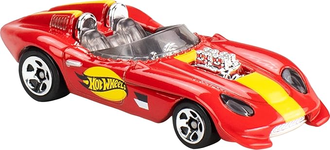 Hot Wheels Toy Cars, Set of 5 1:64 Scale Die-Cast Cars Featured in The Kids Animated Netflix Series Let’s Race
