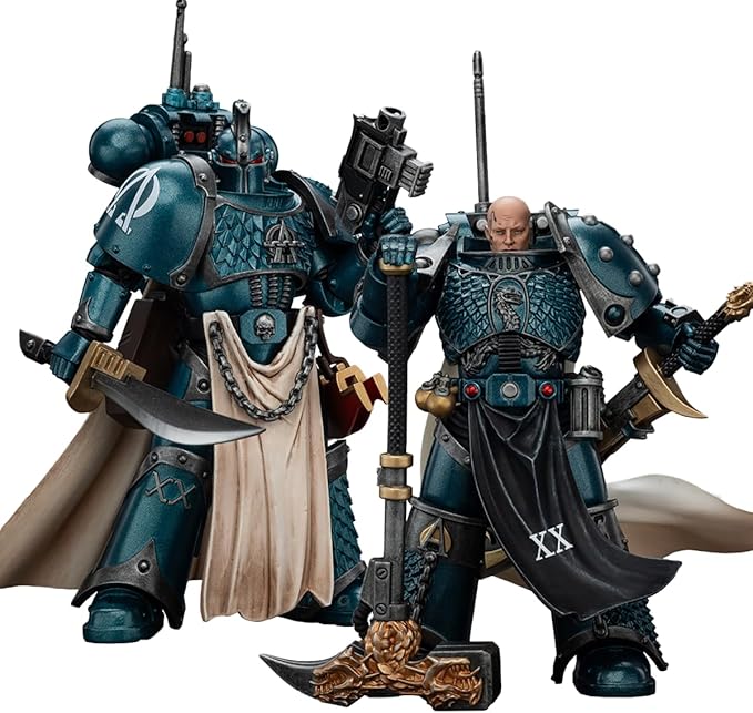 JOYTOY Warhammer 40,000 The Horus Heresy 1/18 Action Figure Alpha Legion Legion Praetor with Power Sword Collection Model Birthday Gifts
