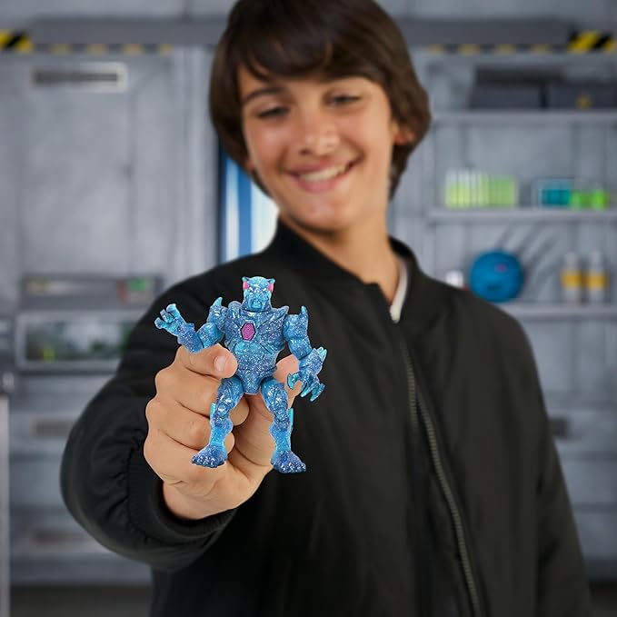 MRBEAST LAB Hybrids Multi Pack, Reveal Different Hybrid Parts to Create 2 Mix & Match Action Figures, Plus Parts of The Golden Panther Dragon, Fuse Beast Combinations, Spider vs Energy Panther