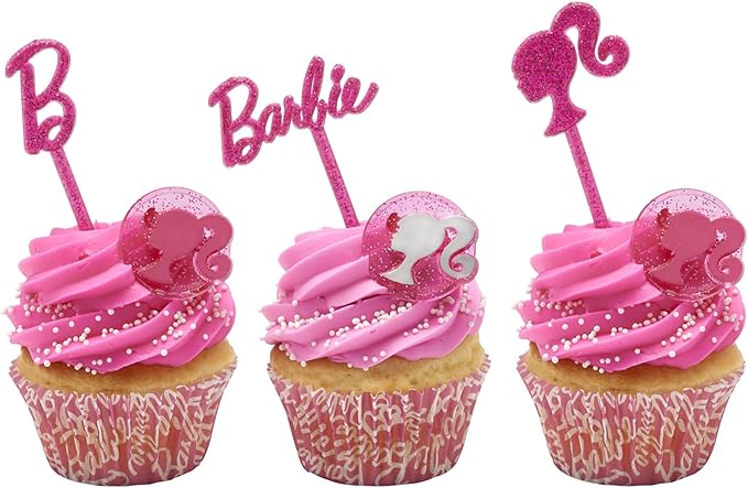 Barbie™ Baking Cups By DecoPac | Pink | 1.8" Cupcake Liners, Greaseproof Paper Cases for Muffins and Cupcakes, Pack of 48