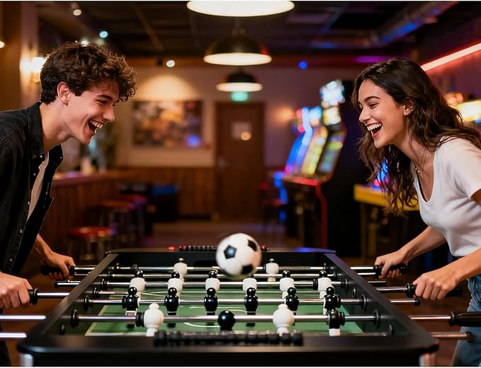 Pack of 9 Foosball Balls Mini Soccer Balls - Small Soccer Ball Replacements for Foosball Table Fun Home Recreation