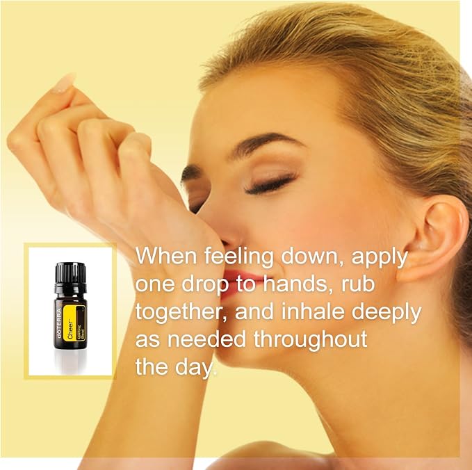 doTERRA Cheer Essential Oil Uplifting Blend - 5 mL, Promotes Optimism and Happiness, Counteracts Negative Emotions