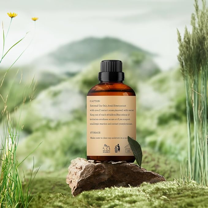 Basil Essential Oils 60ML, Pure Basil Essential Oil for Aromatherapy Diffuser - 2 Fl Oz