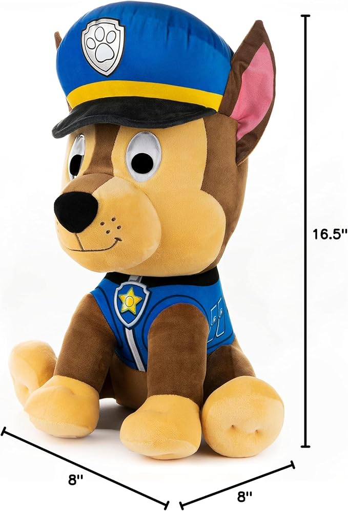 GUND PAW Patrol Chase Plush, Official Toy from The Hit Cartoon, Stuffed Animal for Ages 1 and Up, 16.5” (Styles May Vary)