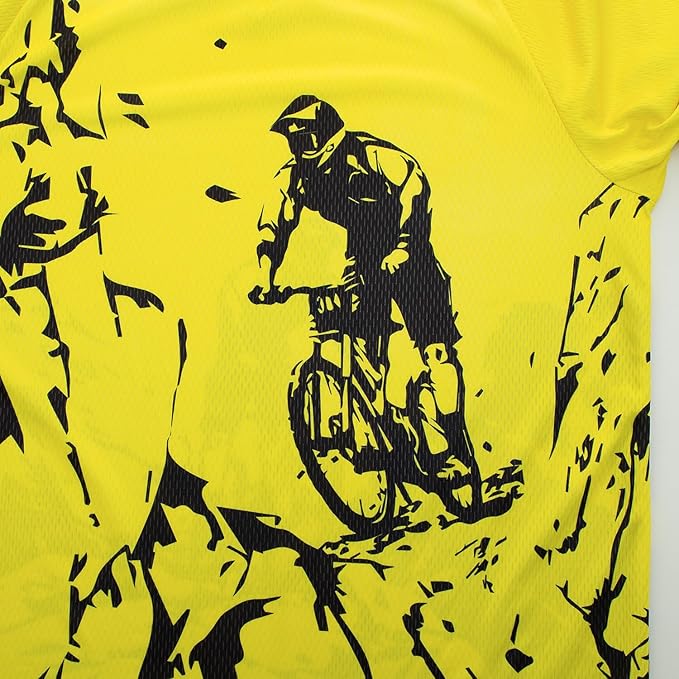 Youth Dirt Bike Jersey Kids Motocross Shirts for Boys Off Roading Long Sleeve Cycling Jerseys Childs Mountain Bicycle Shirt