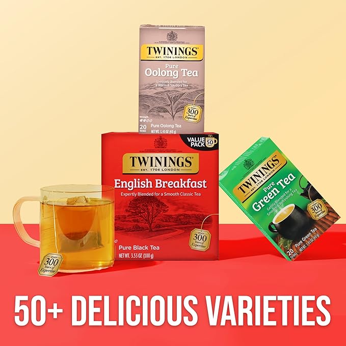 Twinings of London Pure Oolong Tea Bags, 20 Count (Pack of 6)