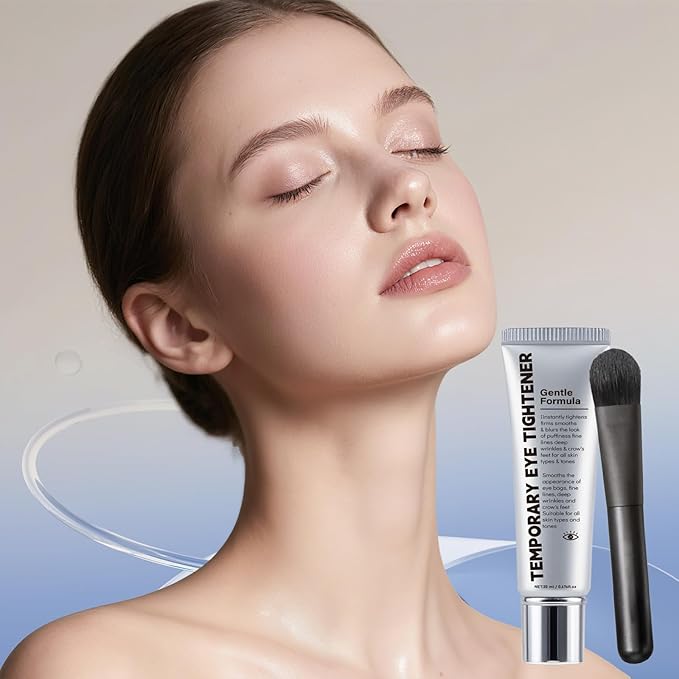 Perfection Eye Tightener - Instant Firming Primer with Hyaluronic Acid & Vitamin E, Easy-Wear Formula for Ultimate Lift & Smooth Finish, Hydrates & Refreshes Tired Eyes (1)