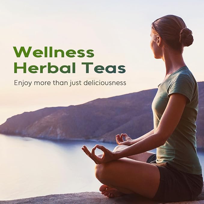 FullChea - Licorice Mint Tea Bags, 40 Count, Herbal Tea Blend | Premium licorice root blend with peppermint leaves, rich in natural goodness with a refreshing minty and subtly sweet taste