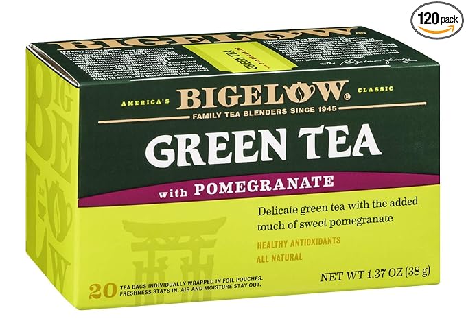 Bigelow Green Tea With Pomegranate 20 BAG (Pack of 12)12