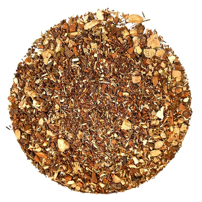Organic Positively Tea Company, Ginger Snap Rooibos Tea, Loose Leaf, 4 Ounce