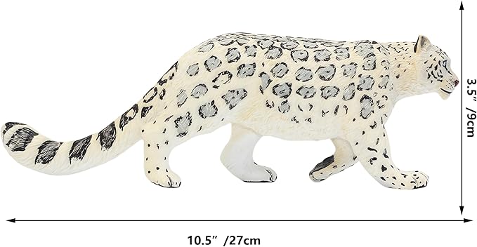 Gemini&Genius Leopard Figurine Toy, Wildlife World Action Figures, Great Gift, Collection, Cake Topper, Storytelling Prop and Room Decor for Kids