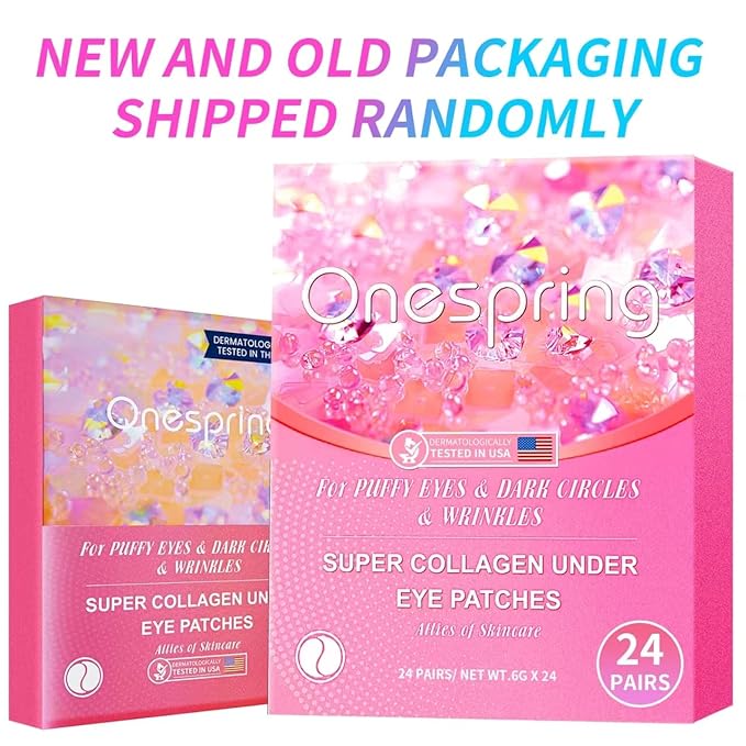 Under Eye Patches (24 Pairs) - Eye Masks for Wrinkles, Puffy Eyes, Dark Circles, Eye Bags, Under Eye Mask for Refreshing, Revitalizing, Mothers Day Gifts for Mom, Birthday Gift for Teenage Girls