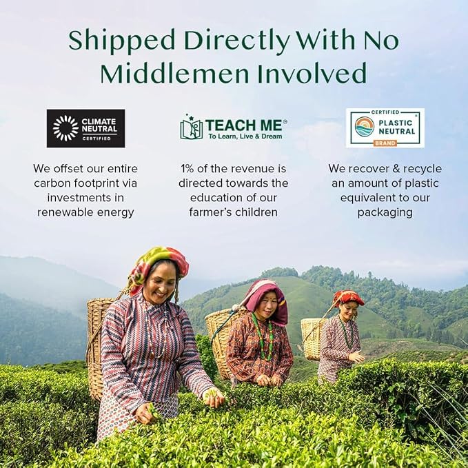 VAHDAM, Assorted Green Tea Bags Sampler (5 Flavors, 20 Ecofriendly Pyramid Tea bags) I Gift Ideas for Women & Men | Himalayan Green Tea Varieties | Gluten Free & Non GMO | Gift Ideas for Him/Her