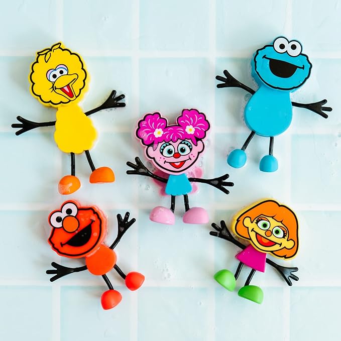Glo Pals x Sesame Street Water-Activated Light-Up Cubes for Sensory Play (Julia - Cubes with Character) - Valentine Day Gift