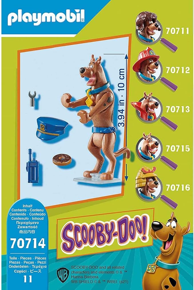 Playmobil - Scooby-Doo! Collectible Police Figure