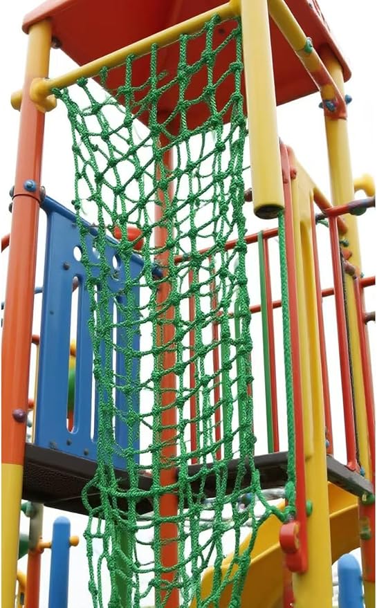 Heavy-Duty Climbing Net for Kids & Adults 600lb Capacity, (3ft-6ft), Premium Polyester Rope with 0.47" Thickness Safety Net for Playgrounds, Balconies