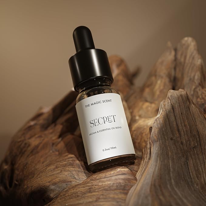 The Magic Scent Secret Diffuser Oil - Cold-Air & Ultrasonic Scented Oils for Diffuser - Essential Oils for Diffusers Aromatherapy - Rose and Jasmine Oil - 0.3 fl oz, 10 mL