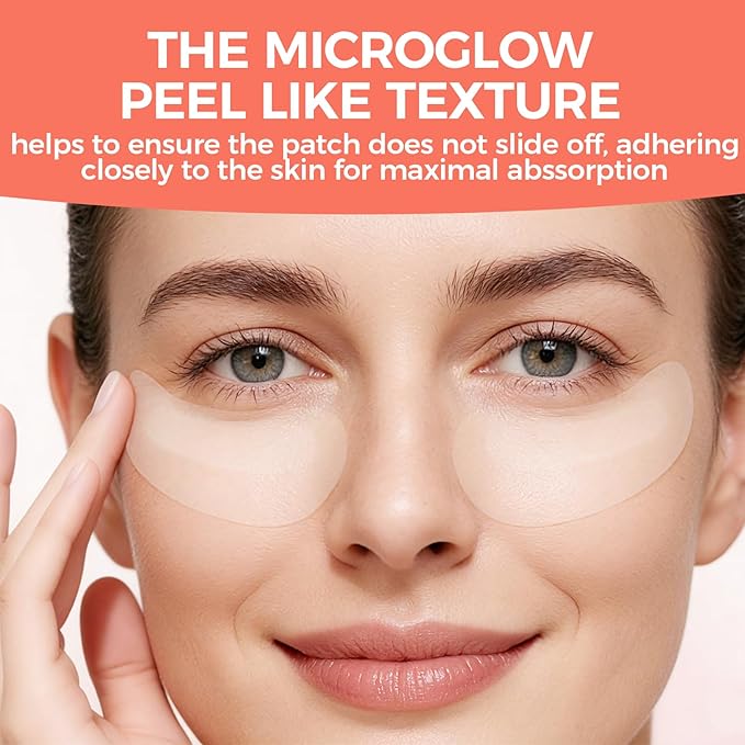 Eye Patches With Caffeine & Hyaluronic Acid,Helps Reduce Look Of Dark Circles, Puffiness & Fine Lines,Deep Hydrating Anti-Wrinkle Eye Pads,1BOX(3 Pack)