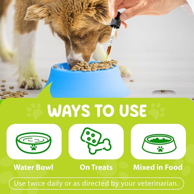Yeast Infection Treatment for Dogs, Specifically Formulated for Dogs, Natural Dog Yeast Infection Treatment, Supports Healthy Itch Relief, Ear Infection Treatment, Allergy & Inflammation Relief, 60ml