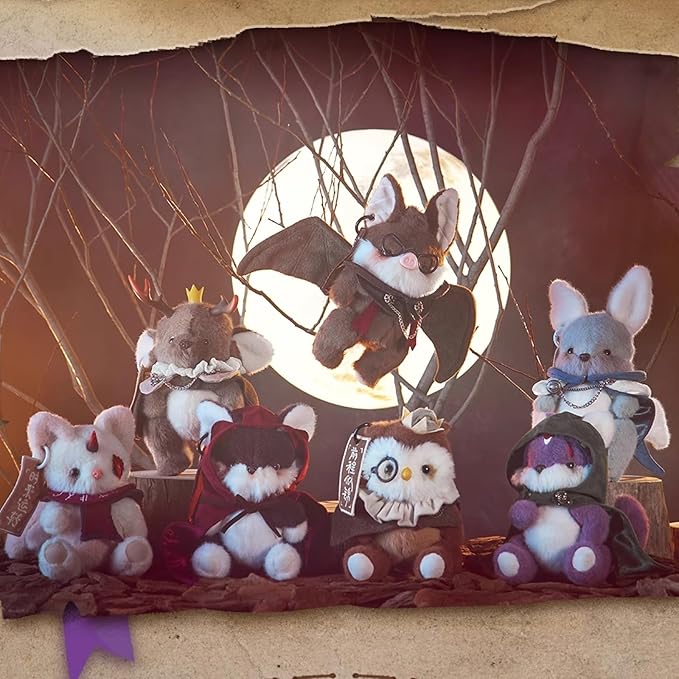 CALEMBOU Plush Blind Box Figures, Kawaii Endless Forest Series Handmade Stuffed Animals Mystery Box Toys, Cute Anime Plushies Collectible Birthday Gifts for Girls