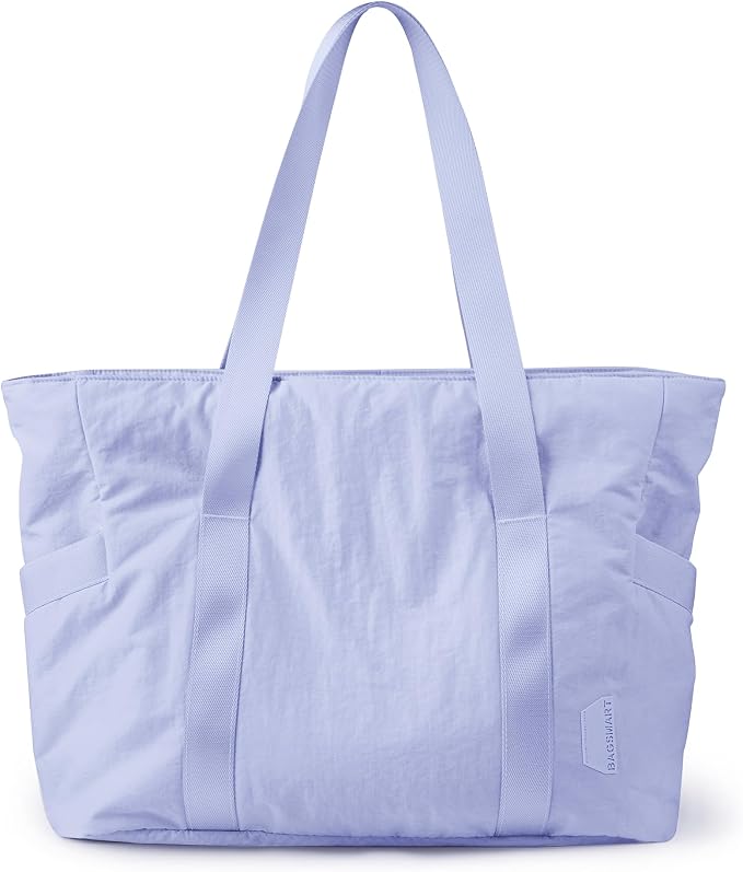 BAGSMART Tote Bag for Women, Tote Bag with Zipper Work Tote with Compartments Nurse Shoulder Hanbag for Travel, Gym