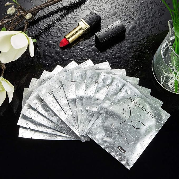 Ocim 100 Pairs Under Eye Pads Lash Extensions,Hydrogel Gel Eye Patches for Lashes Extension/Eyelash Tinting