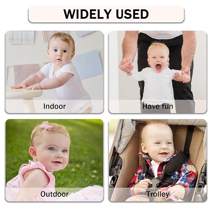 Baby Head Protector Baby Helmet for Crawling Walking, No Bumps Safety Head Adjustable Protective Cap for Walking, Playing - White Animal Flower