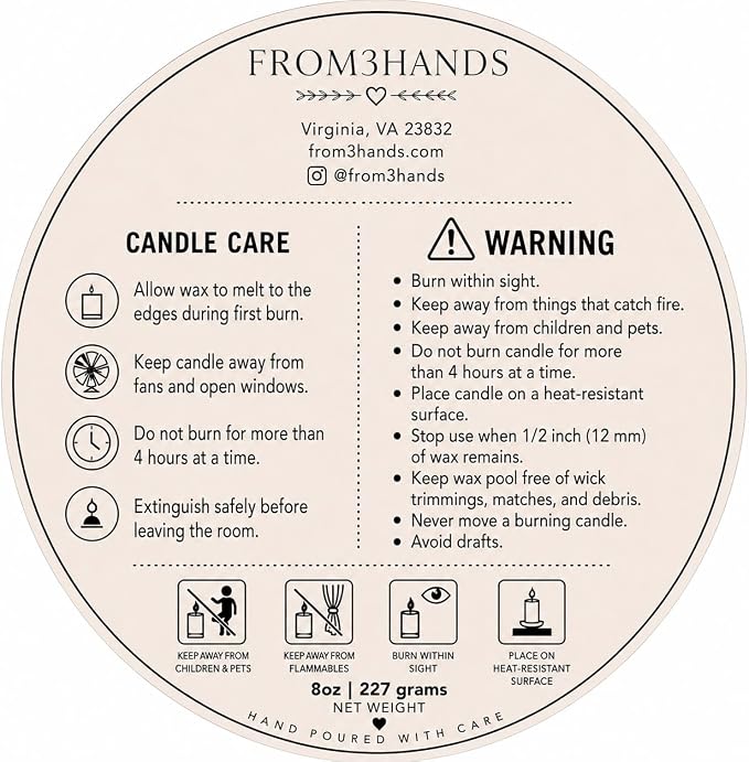 Ylang Ylang Pure Natural Essential Oil Candle | Hand-Poured Small Batch, Aromatherapy Inspired, Soothing Floral Scent, Wellness & Self-Care, Tin Container