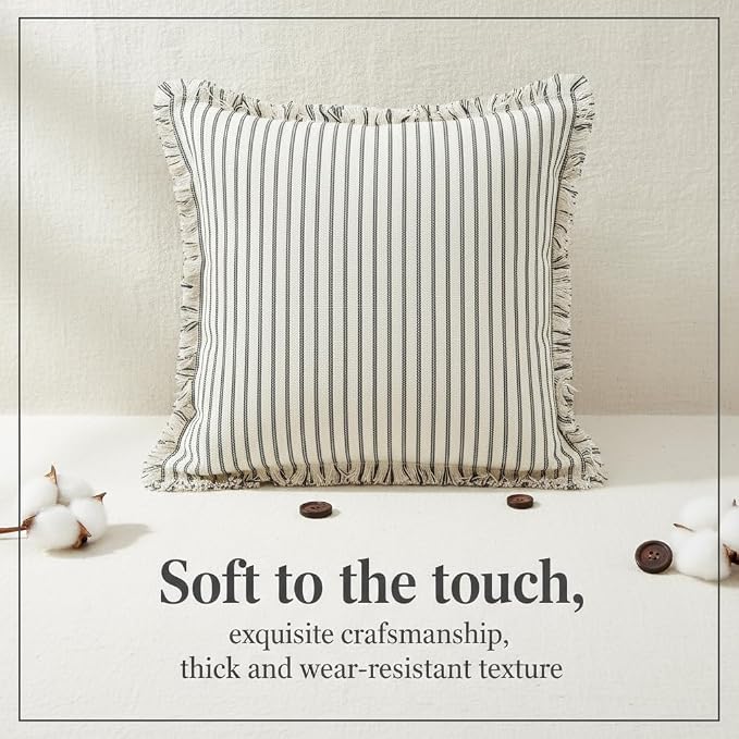 JMGBird Accent Pillows Boho Throw Pillows with Inserts Included | 18x18 Leopard Throw Pillow inserts Decorative Pillows for Couch, Sofa, Living Room Decor