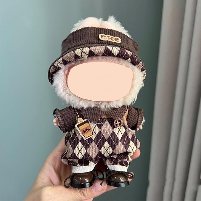 Clothes for 15/17cm Doll (No Doll), Cute Dress Up Accessories,Style1