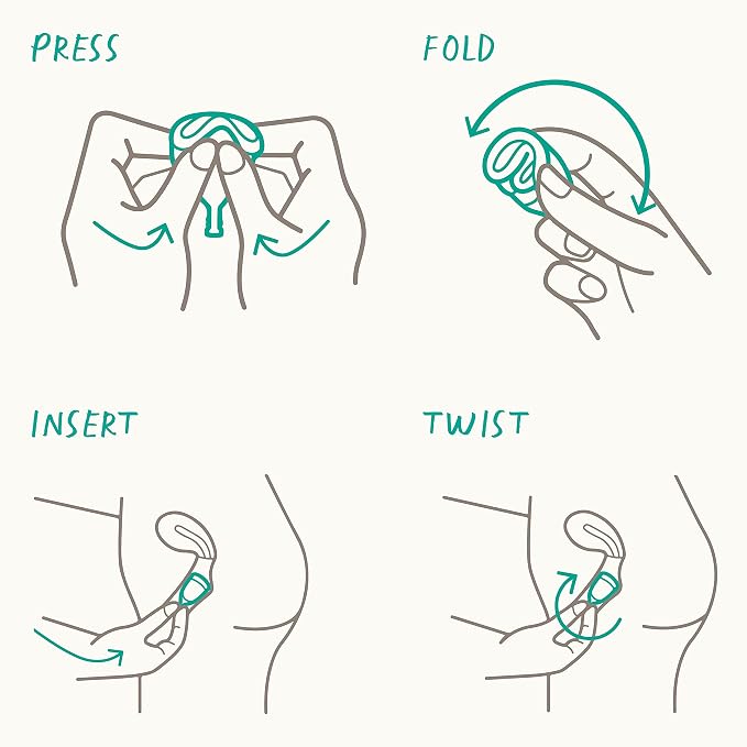 Oi | Organic Initiative - Menstrual Cup | Large - Adult, Wear for 12 hrs | Reusable, Leak Free (30ml) | Tampon and Pad Alternative
