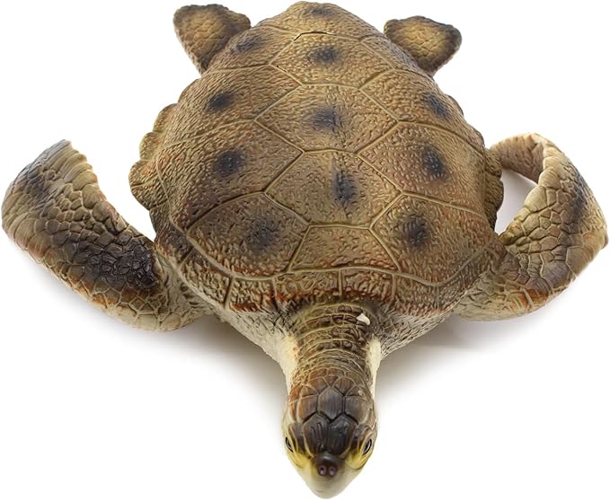 SmilerSmile Simulated Ocean Big Animal,One pc 15Inch Soft Filled Rubber Sea Educational Toys (sea Turtle)