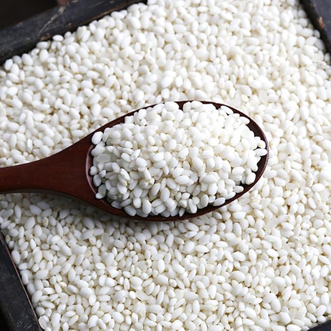 ROM AMERICA Sweet Sticky Glutinous Short Grain White Rice for Asian Cooking and Desserts - Thai Mango Sticky Rice, Sweets, Pudding, Tteok Rice Cake, Mochi, Coconut Rice - 찹쌀 - 4 Pound (Pack of 1)