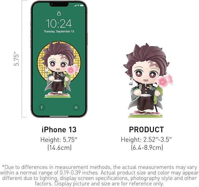 POP MART Demon Slayer Birth Flower Series Figures, Blind Box Figures, Random Design Action Figures Collectible Toys Home Decorations, Holiday Birthday Gifts, Single Box