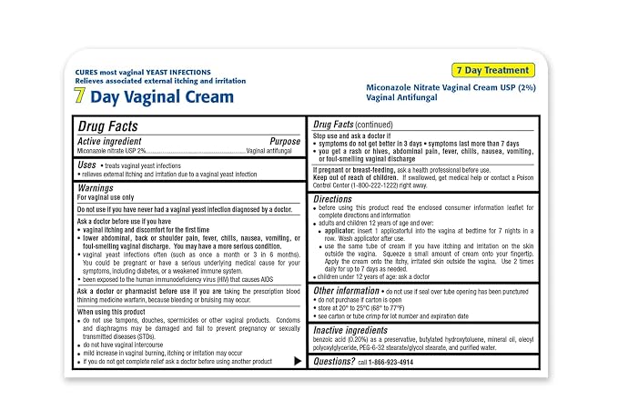 Miconazole 7 Vaginal Cream With 2% - 45 gm