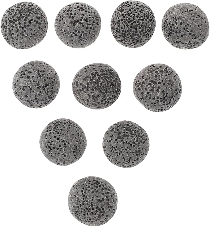 SEWACC 20pcs Volcanic Rock Aromatherapy Stones Essential Oil Diffuser Lava Stones for Home Office Fragrance and Air Purification