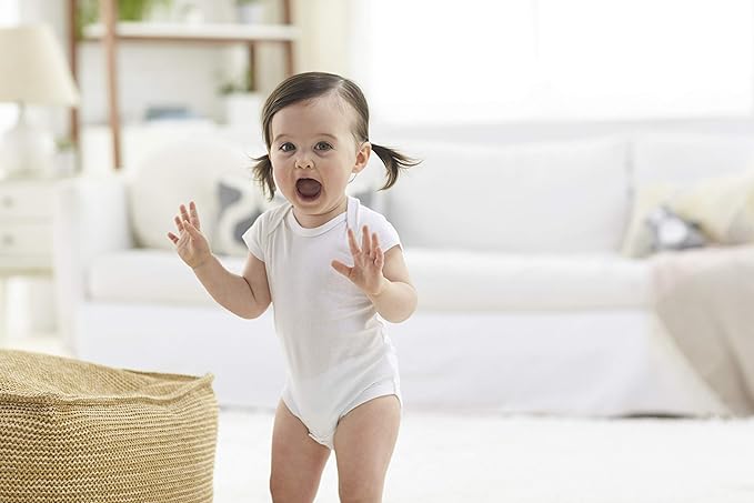 Gerber Baby Girls' 8-pack Short Sleeve Onesies Bodysuits