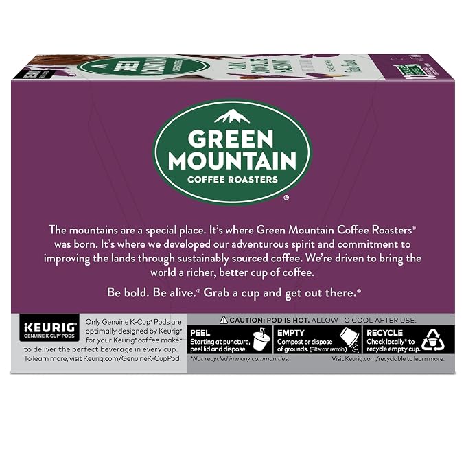 Green Mountain Coffee Roasters Dark Chocolate Hazelnut Coffee, Keurig Single Serve K-Cup Pods, 60 Count
