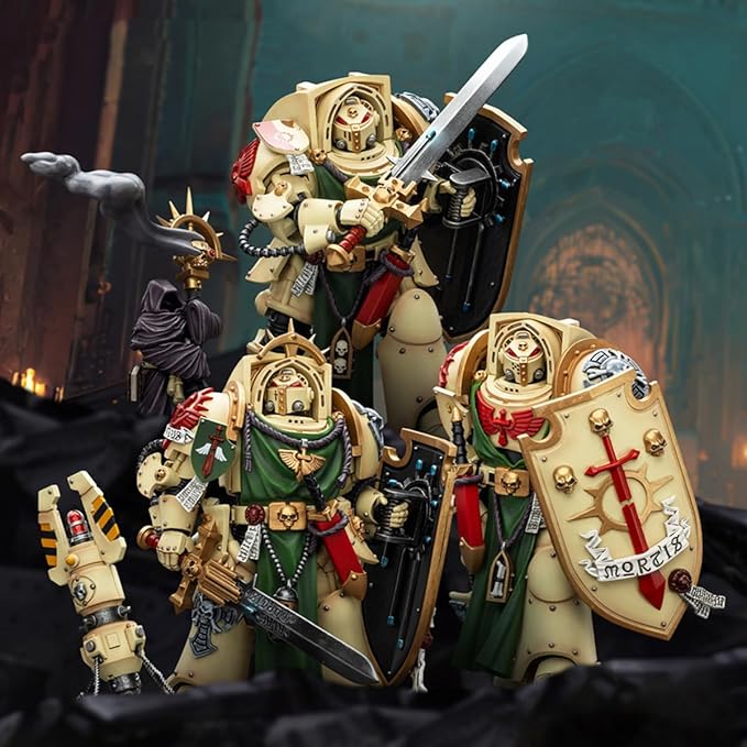 JOYTOY Warhammer 40,000 1/18 Action Figure Dark Angels Deathwing Knight 3PCS Collection Models Birthday Gifts 5.59-inch 15Age+ Pre-Order