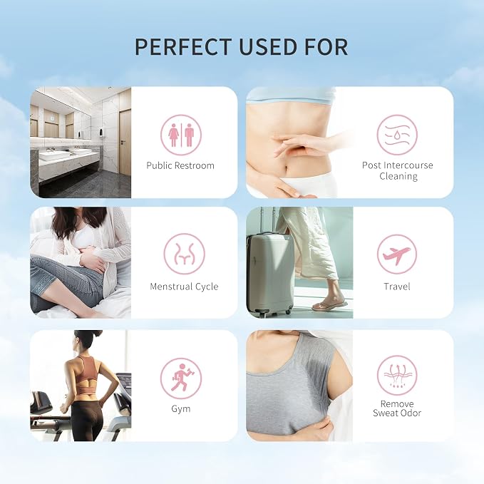 T&K Herbal Intimate Wipes 10 Pcs, pH Balanced for Sensitive Skin | Individually wrapped, gentle daily use, natural botanicals, pH balanced intimate care, sensitive skin friendly