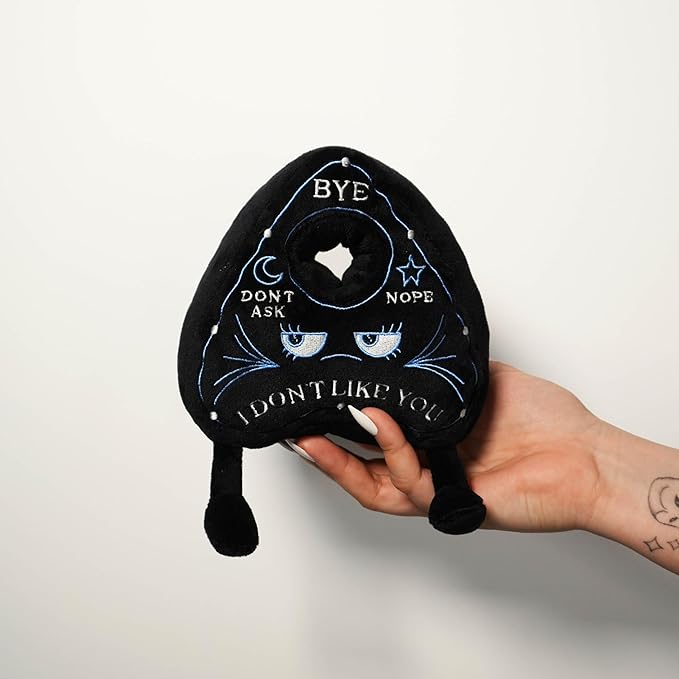 Rest in Plush Collectible – Spooky Cute Stuffed Toy, Soft Halloween Plushie for Collectors, Trick or Treat Gift, Fall Holiday Decoration - Planchette